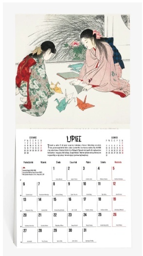 Kalendarz 12 spojrzeń - Japonia