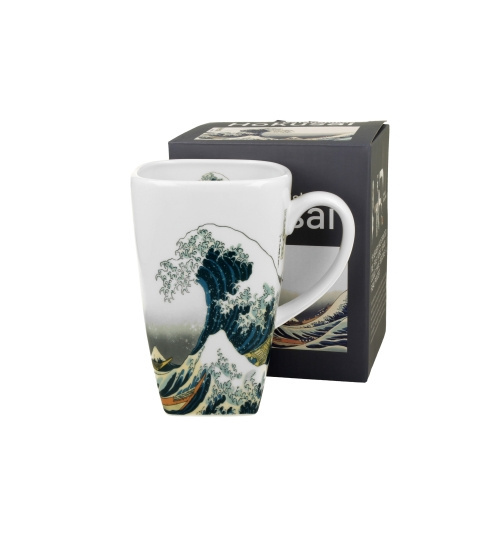 Kubek kwadratowy THE GREAT WAVE inspired by K. Hokusai Kubek kwadratowy THE GREAT WAVE inspired by K. Hokusai