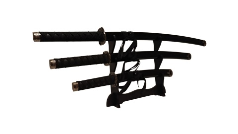 Repliki mieczy samurajskich - komplet 3 szt.